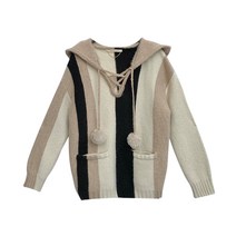 커플스웨터 DOGGYQIN 헐떡 찰기가 있다 매티스 배색 스트라이프 양털 겨울 가을 풀오버 후드 와이드 2714730999