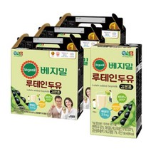정식품 든든한 베지밀 루테인 두유 어린이 청소년 부모님 단백질 보충 식단 190mlx48팩, 30세트