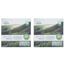 피코크 하동이 키워낸 그윽한 유기농 하동녹차 50T x2개, 2박스