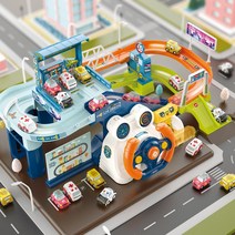 [장난감다리미] 키저스 고고레이서 핸들레일 운전 자동차 장난감 유아 어린이 미니카 선물, 기본세트