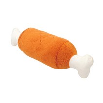 개 강아지 애완 동물 놀이 씹기 닭 다리 플러시 끽끽 소리가 나는 고양이 제품 용품, 01 브라운, 1Pcs, [01] 브라운