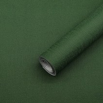 쿠셔니 셀프시공 붙이는 실크 단열 벽지 2.5m, 딥그린