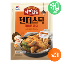 사조대림 안심 텐더스틱 410g 3봉 /치킨텐더, 1개