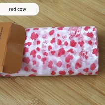 토스트 샌드위치 포장지 50pcs 왁스 종이 식품 학년 베이킹 도구 식품 빵 와플포장지, 붉은 암소