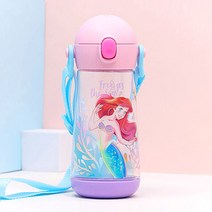 릴팡 더보틀 원터치 어깨끈 트라이탄 물통, 인어공주, 470ml