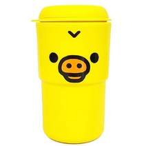 키이로이토리 텀블러 친환경 아이스 머그 핸들 스포츠 커피 캐릭터 사무실 6806