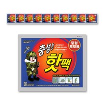 충성 포켓용 핫팩 중형 100g, 50개