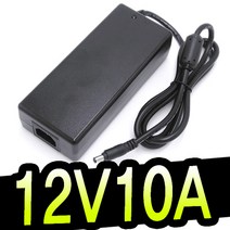 명호전자 12V10A아답터 SMPS정전압 DC12V10A, 12V10A해외(6등급)-A타입