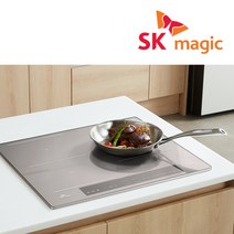 [전국무료설치] SK매직 3구 3.4kw 올파워 인덕션 플렉스존 전기레인지 클리어트랜스상판 로사콜로라도, IHR-BF32C