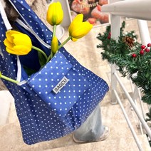 시장 가방 접이식 휴대 용가방 마트 휴대용 폴딩 바구니 판촉 기념품 장바구니 쇼핑 캐리어 접는 타포 린장, 1번 연한단풍