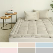 아망떼 소울메이트 플란넬 극세사 토퍼 SS/Q/K 6color, 웜그레이