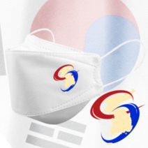 인쇄마스크 대한민국 태극기 마스크 25매 모델명 dk_55 KF94 커스텀 3D입체형