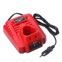 전동라쳇 12V 3.0Ah 리튬 이온 배터리 충전기 밀워키 M12 XC 무선 도구 48-11-2402 MIL-12A-LI, 01 charger
