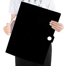 A3 Diamond Painting Storage Book Art Portfolio Folder with 30 Pags Clear Pocket Slevees Protectors H, Black