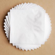 냅킨공장 칵테일 무지 냅킨 1박스, White, 6000매