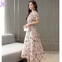 셀럽당 여성용 롱원피스 쉬폰원피스 F00506