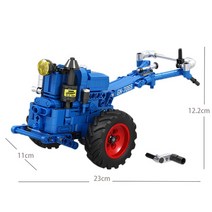 하이테크 슈퍼 자동차 미니 농장 농업 트랙터 세발 자전거 모델 벽돌 moc 레트로 차량 빌딩 블록 장난감 선물, 248개