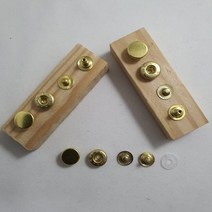 대성스냅 10mm 똑딱이스냅 스프링 type (도트 단추 버튼) 무독성알러지방지도금, 100set, 흑닉켈