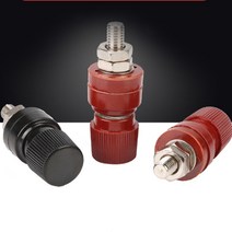 접지터미널 어스 바나나 단자 잭 6mm 8mm, 1-블랙단자6mm