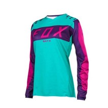 여성용 MTB 배트 폭스 다운힐 저지 오토바이 모토크로스 자전거 통기성 사이클링