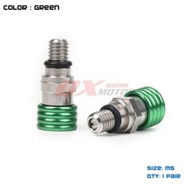 모터크로스 M5 * 08cm 포크 에어 블리더 릴리프 밸브 YZ YZF YZ85 YZ125 YZ250 YZ250F YZ450F WR250F WR450F 더트 바이크 오토바이, Green