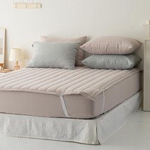 세미 마이크로 밴드고정 침대패드 6color SS/Q/SK, 05_머스타드