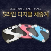 디지털 체중계 S라인핑크, 없음