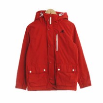 뉴발란스스포츠 레드 면혼방 후드바람막이 공용 S 2872