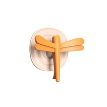 주방 가전용 버터플라이 코드 주최자 회전식 스탠드 믹서 에어 프라이어 코드 래퍼 홈 랩 주최자, 주황색