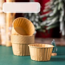 유산지 종이컵 컵케잌 머핀 종이컵케익틀 선물용 100PCS, 커피