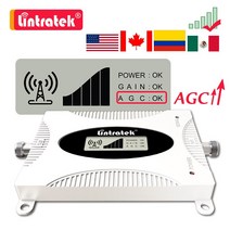 통신안테나 Lintratek2G 3G GSM 850MHZ 신호 부스터 850 1700 1900Mhz 스마트 폰 셀룰러 증폭기 밴드 5 B2 B4 4G 리피터 AGC 2021 신제품, 4. 1900mhz (no AGC)