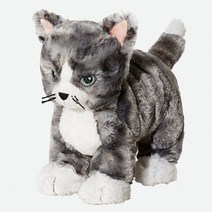 이케아 동물인형 고양이 그레이화이트 26cm 애착 모형 어린이집 유치원 놀이 교구