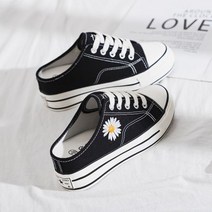데이지 키높이 뮬 운동화 6cm 캔버스화 S19