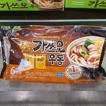 씨제이 가쓰오우동 6인분 1335g, 일반포장 동절기만