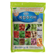 [우야플랜트샵] 대유 복합추기비 밑거름 웃거름 복합비료 입제 1kg, 3개