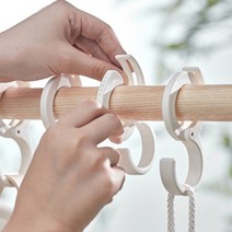 X32 행거 옷장 가방걸이 굵기조절 S라인고리 10개 1SET 유모차고리 가방고, 오색대성 쿠팡 1, 오색대성 쿠팡 본상품선택