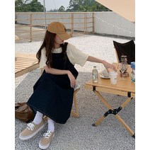 데님 멜빵 스커트 디자인 작은 일자 와이드 빅 포켓 길이 여름원피스 미니원피스 원피스쇼핑몰 여자원피스