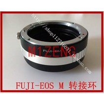 Fujica X Old AX 렌즈호환어댑터 링 canon EOSM EF-M EOSM/M2/M3/m6/M10/m50 바디 미러리스 카메라, 한개옵션0