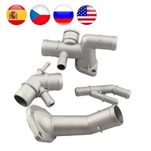 알루미늄 엔진 냉각 호스 커넥터 과급기 파이프 4 개 폭스 바겐 아우디 1J0121087E 06A121121C 06A121133J, 한개옵션0