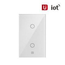 유아이오티 UIOT-SW20S 홈IOT 2구 스마트 벽스위치, ▩▷_ 홈IOT 2구 스마트 벽스위치 SW20S UIO, ∵본상품∵