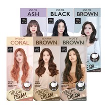 미쟝센 헬로크림 40G (옵션) [ 쿨블랙ㅣ쿨브라운 ㅣ쿨애쉬ㅣ뮤트브라운ㅣ웜브라운ㅣ웜코랄 ], 05 6WB 웜브라운 40g