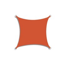 420D UV 보호 그늘 항해 천막 천 파티오 캐노피 정원 수영장 소재 베이지 그레이, 04 orange_07 3x5m