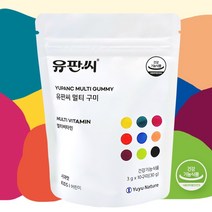 유판씨 멀티 구미 3g x 10구미 x 12팩 어린이 식물성 멀티 비타민 미네랄 믹스 야채 혼합 농축분말 열 안정성 씹기 좋은 식감 사과맛 건강기능식품 인증