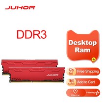 juhor memoria ram b b 1600mhz 1866mhz 데스크탑 메모리 new dimm 1333mhz rams with, 4GB 1600MHz 레드