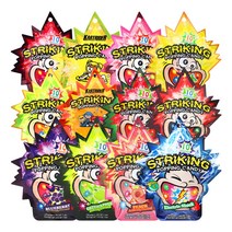스트라이킹 팝핑캔디 12가지맛세트 (15gx12봉) 와다닥 톡톡 터지는 캔디, 15g, 12봉