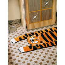 호랑이 카페트 레오파드 호피 매트 깔개 호랑이매트