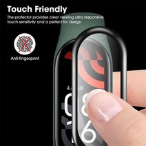 텐터 우레탄창 제약 천막사 9D 화면 보호기 Xiaomi mi 시계 7 6 5 4 전체 커버 부드러운 유리 Xiaomi Miban, 01 1개 낱개구성 _01 For Mi Band 4