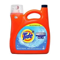 타이드 옥시 어드밴스드 파워 액체 세탁세제 4.43L / Tide Advanced Power Detergent Oxi 81 Loads 150oz, 4.47L, 1개