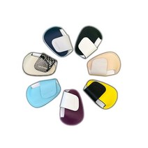 프리미엄 자석형 소가죽 골프채 커버 아이언 커버 1P 해외 당일 배송, 네이비X그레이