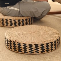 라탄푸프 두꺼운 동그란방석 스툴방석 푸프스툴 라탄방석